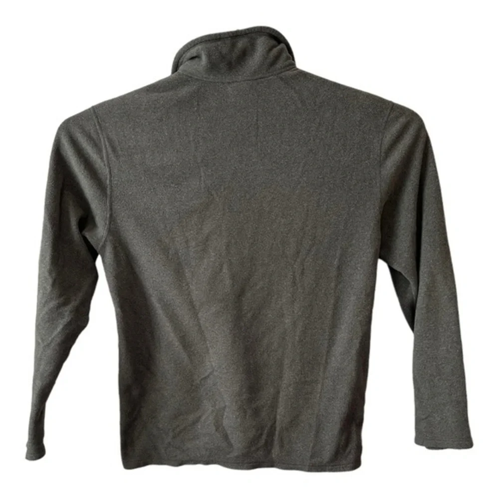 The North Face Gray 1/4 Zip Pullover Sweater Jacket      Sz S‎